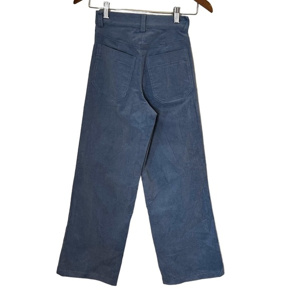 Smash + Tess NWT City Wide Leg Cordory Ankle Grazers in Pacific Blue size XXS - Picture 6 of 12